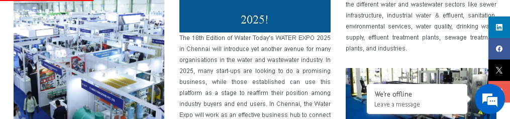 WATER TODAY'S WATER EXPO - CHENNAI