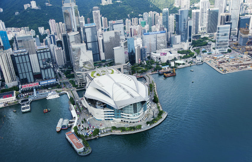 Konvensie en uitstallingsentrum in Hong Kong